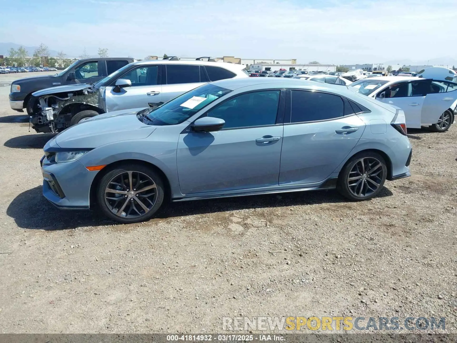 15 fotografías del automóvil dañado SHHFK7H48MU400947 HONDA CIVIC 2021