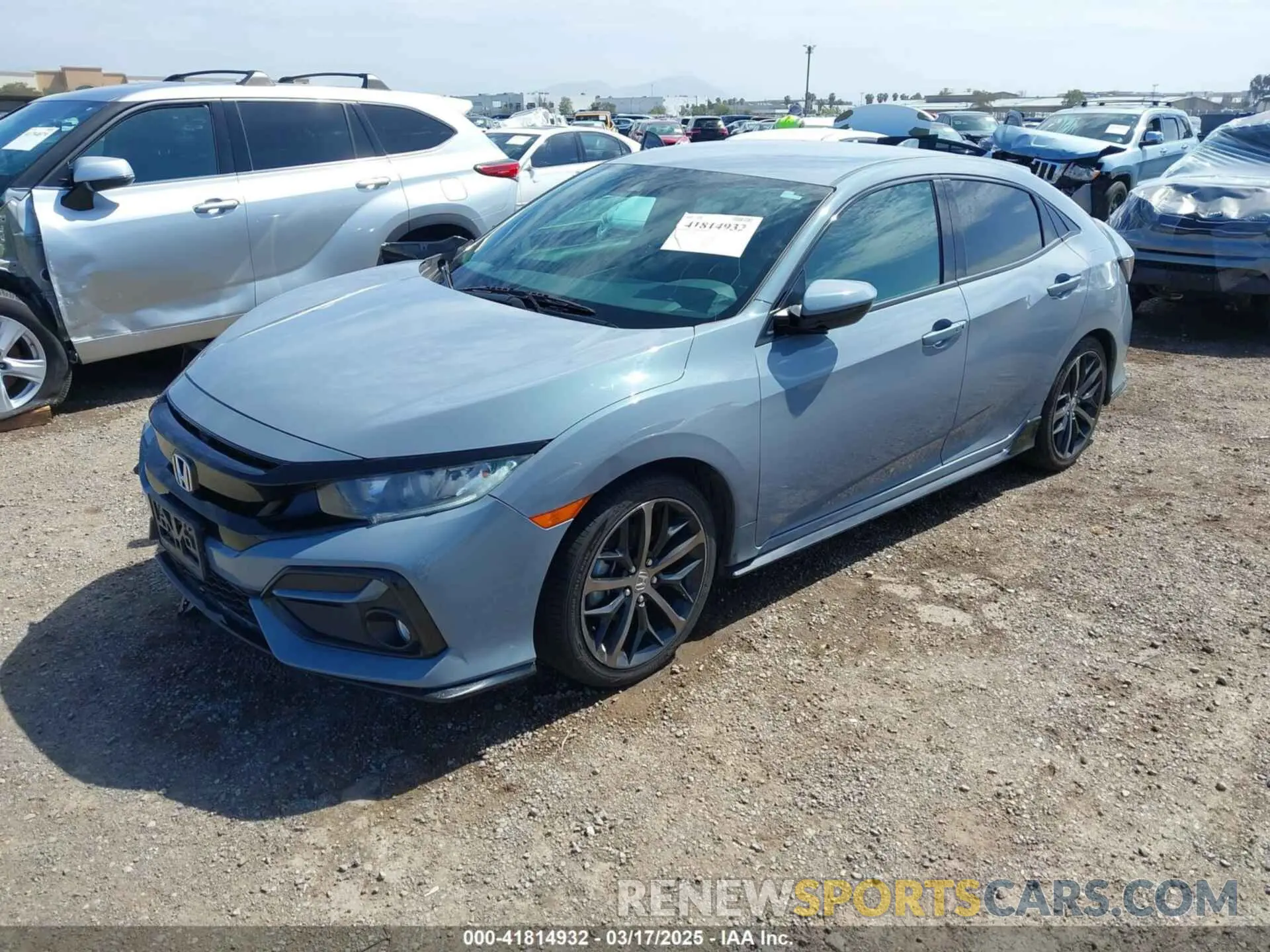 2 fotografías del automóvil dañado SHHFK7H48MU400947 HONDA CIVIC 2021