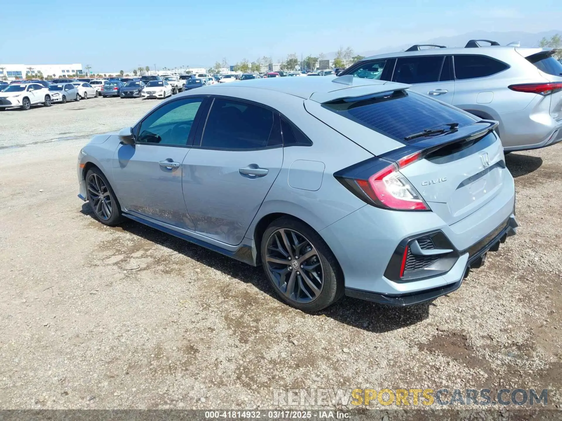 3 fotografías del automóvil dañado SHHFK7H48MU400947 HONDA CIVIC 2021