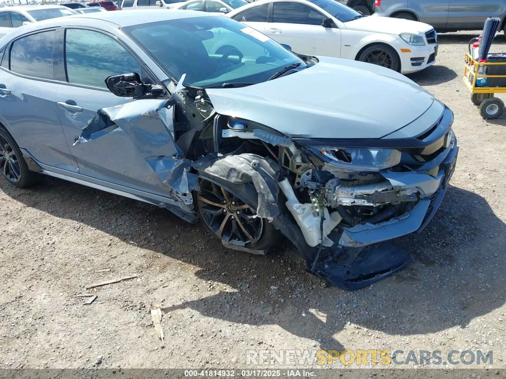 6 fotografías del automóvil dañado SHHFK7H48MU400947 HONDA CIVIC 2021