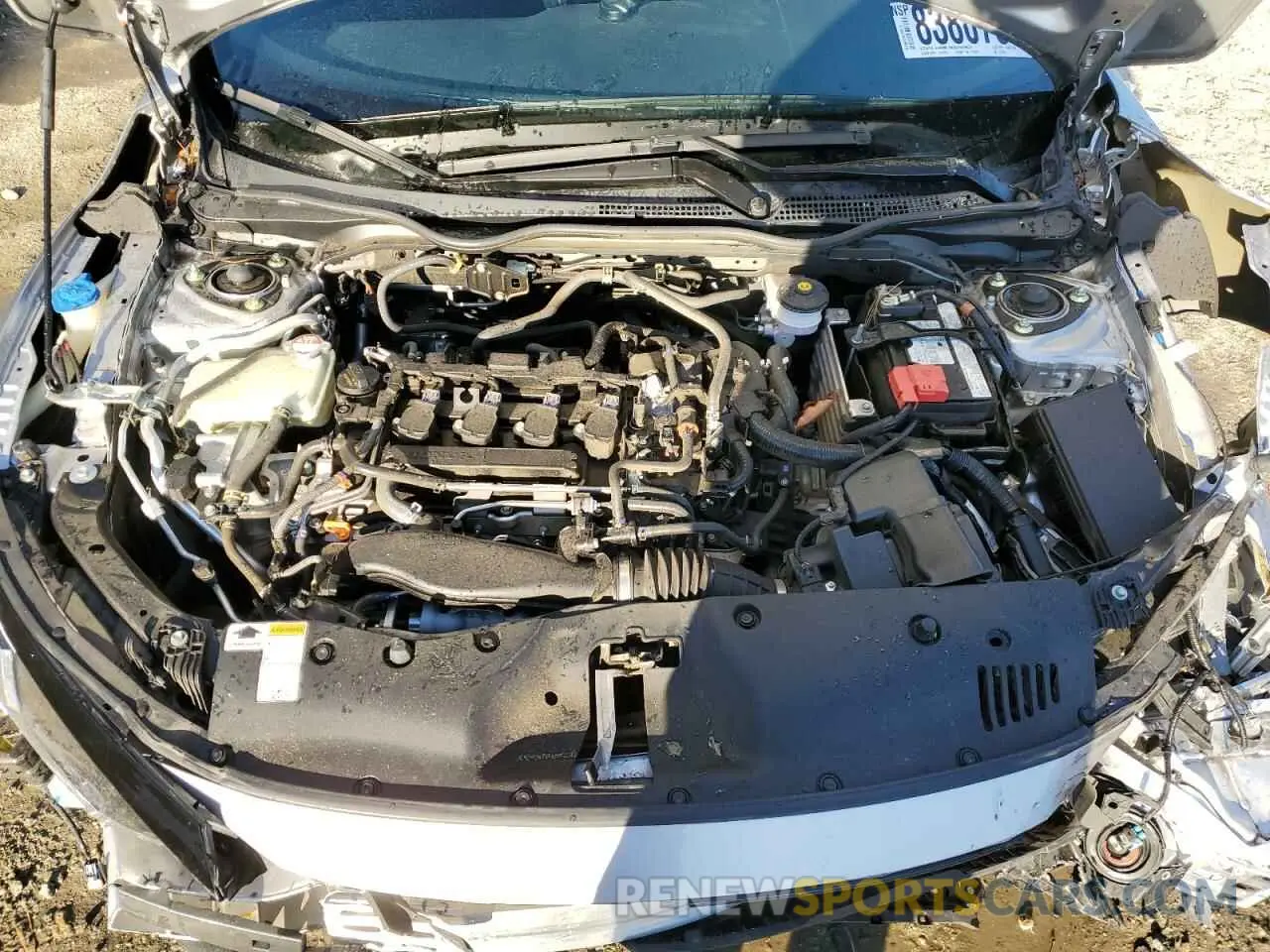 11 fotografías del automóvil dañado SHHFK7H48MU416176 HONDA CIVIC 2021