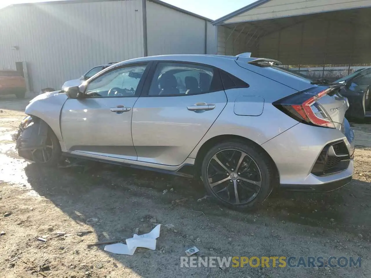 2 fotografías del automóvil dañado SHHFK7H48MU416176 HONDA CIVIC 2021