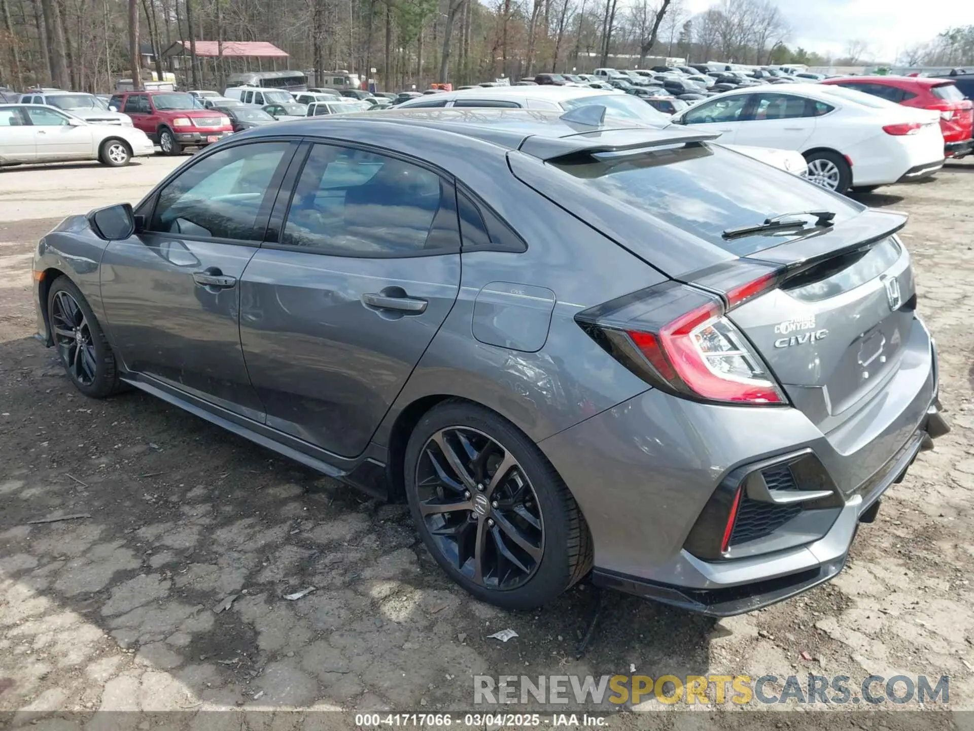 3 fotografías del automóvil dañado SHHFK7H49MU201504 HONDA CIVIC 2021