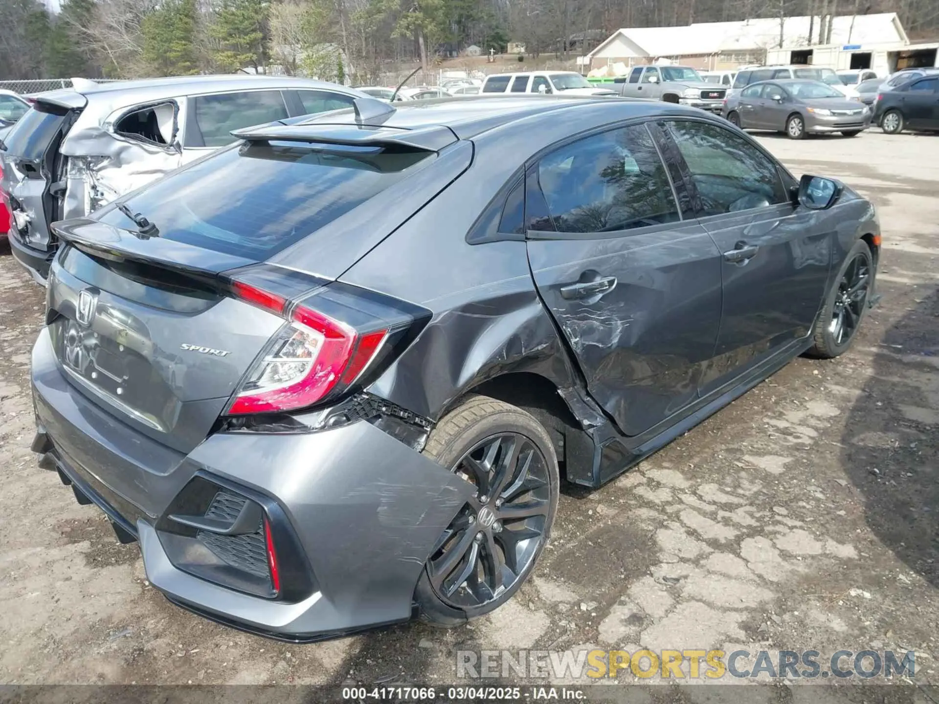 4 fotografías del automóvil dañado SHHFK7H49MU201504 HONDA CIVIC 2021