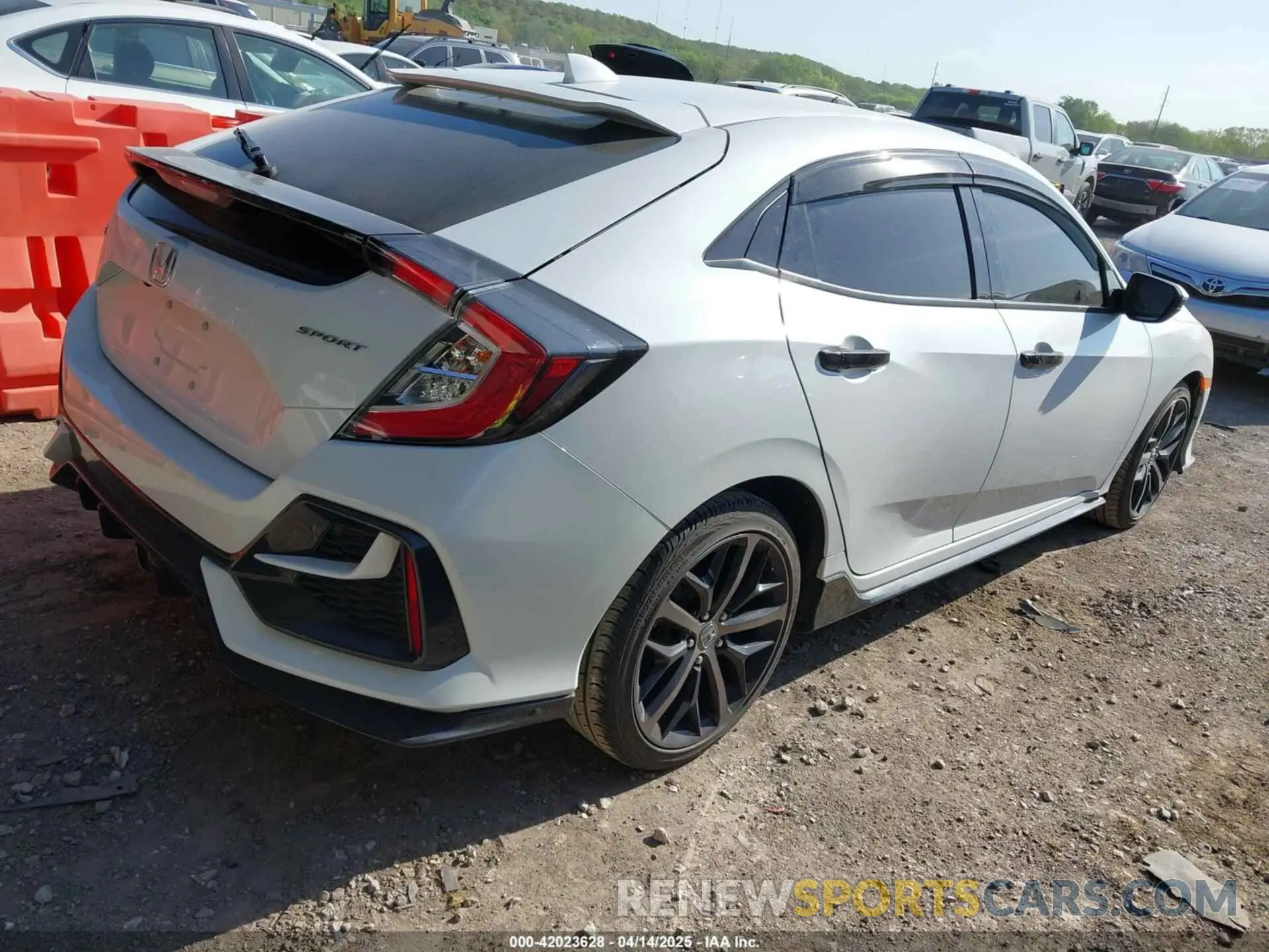 4 fotografías del automóvil dañado SHHFK7H49MU209084 HONDA CIVIC 2021