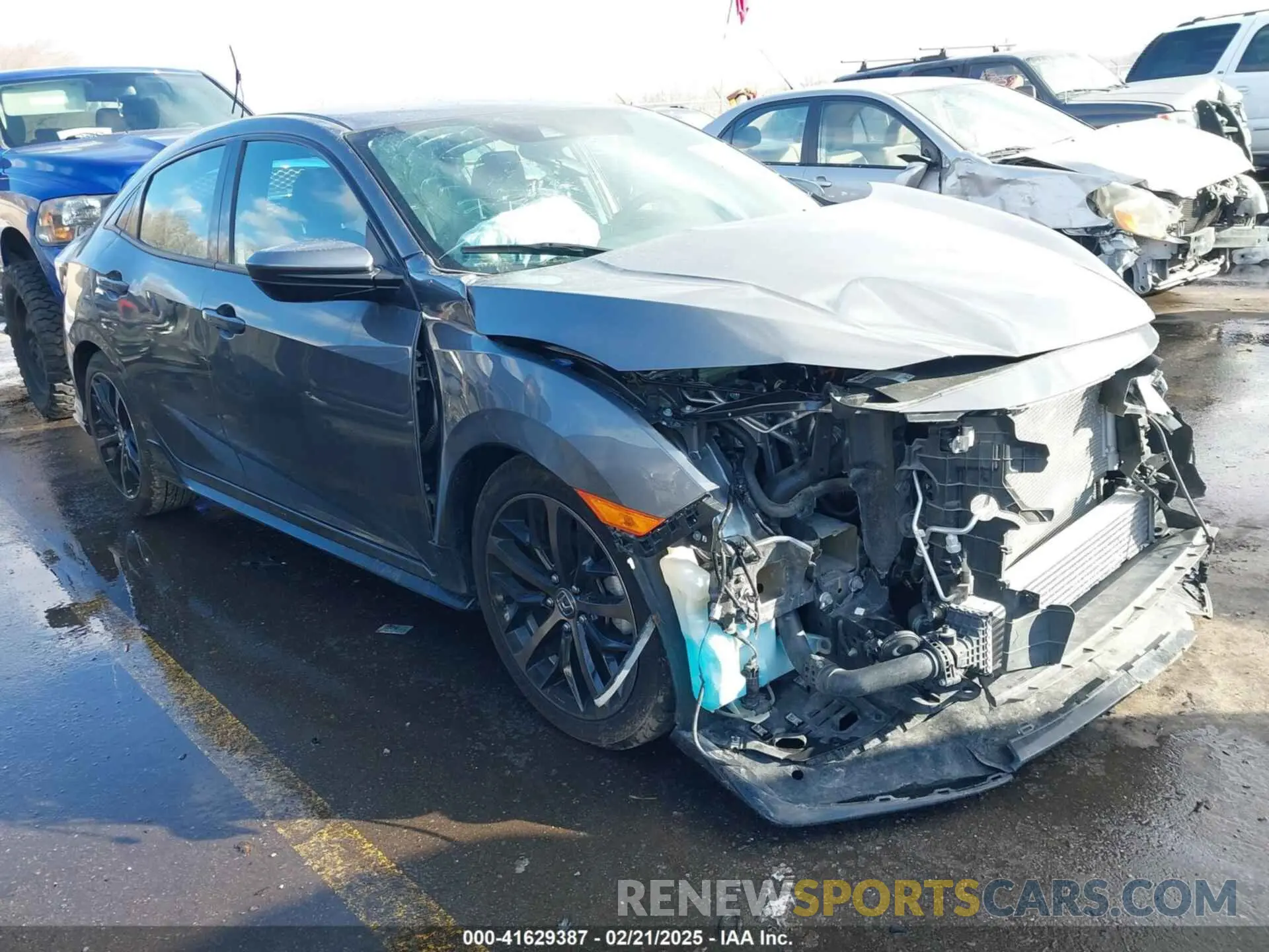 1 fotografías del automóvil dañado SHHFK7H49MU210414 HONDA CIVIC 2021