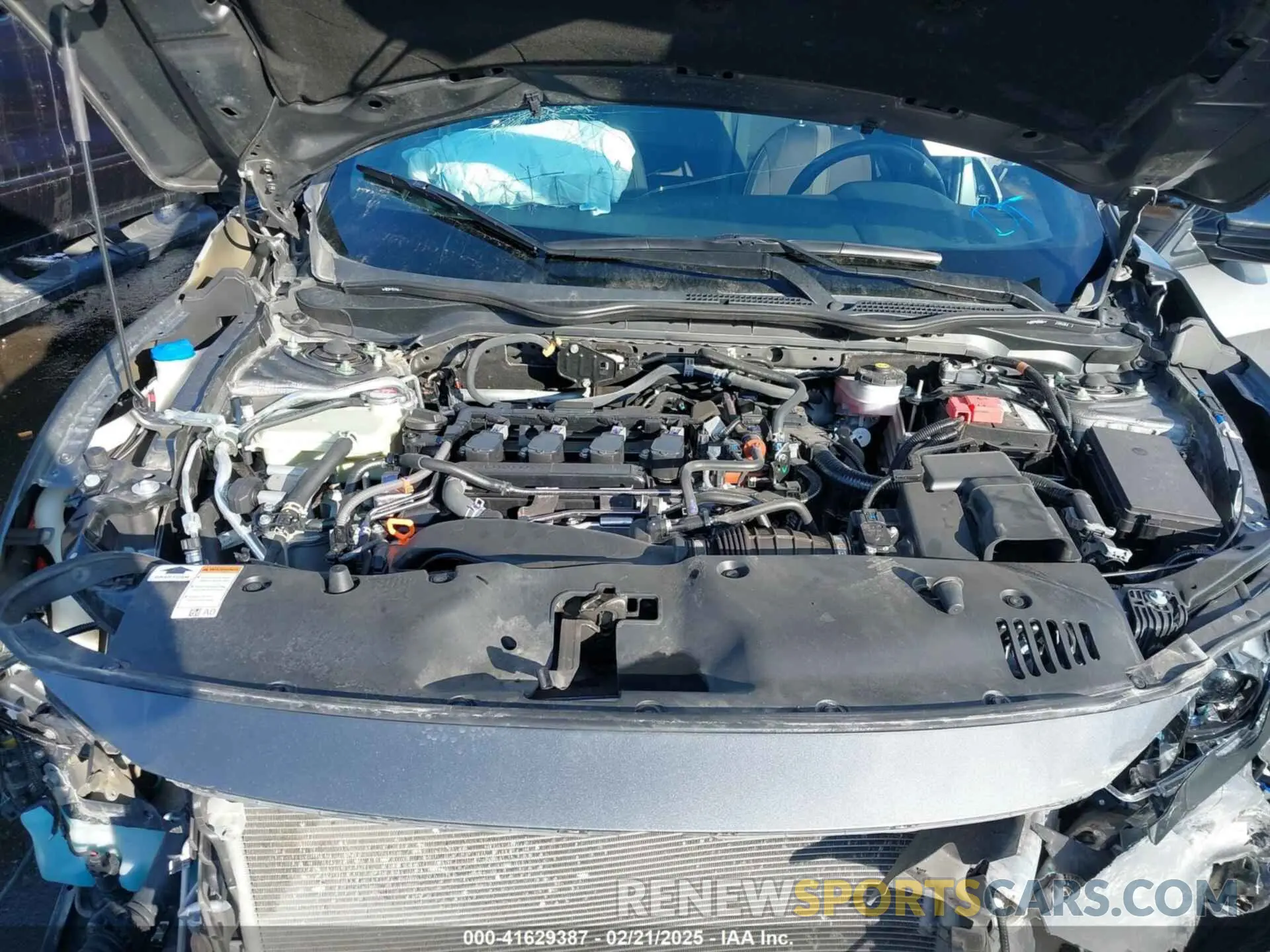 10 fotografías del automóvil dañado SHHFK7H49MU210414 HONDA CIVIC 2021