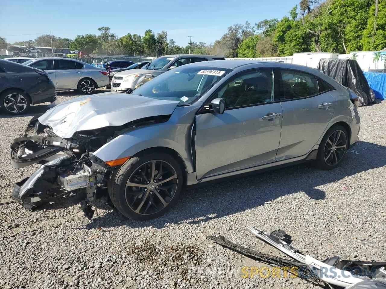 1 fotografías del automóvil dañado SHHFK7H49MU223857 HONDA CIVIC 2021