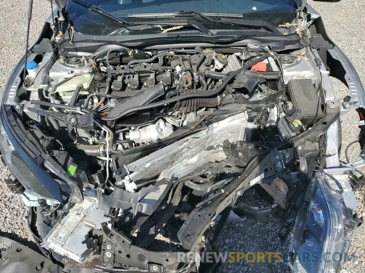 12 fotografías del automóvil dañado SHHFK7H49MU223857 HONDA CIVIC 2021
