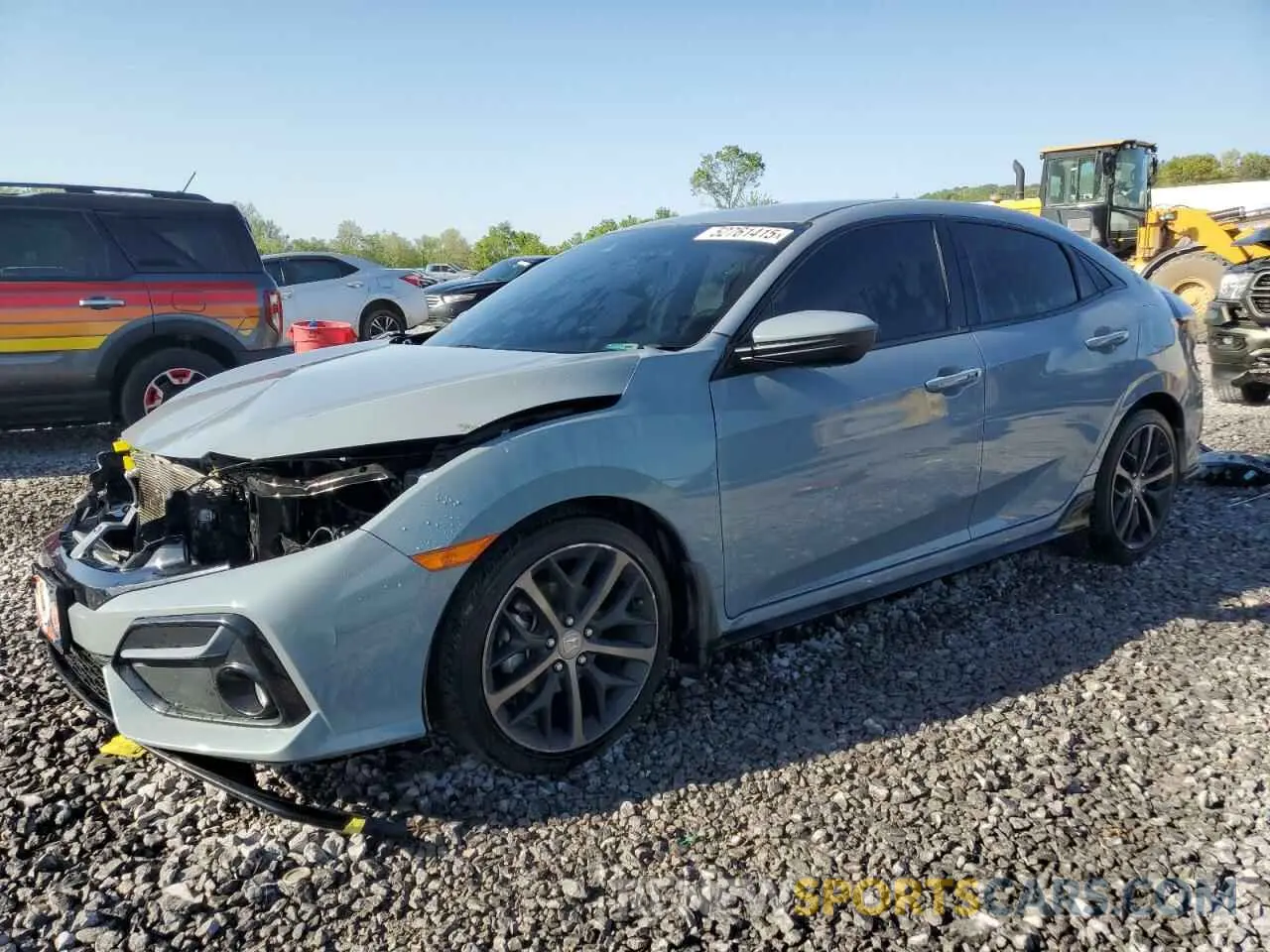 1 fotografías del automóvil dañado SHHFK7H49MU227875 HONDA CIVIC 2021
