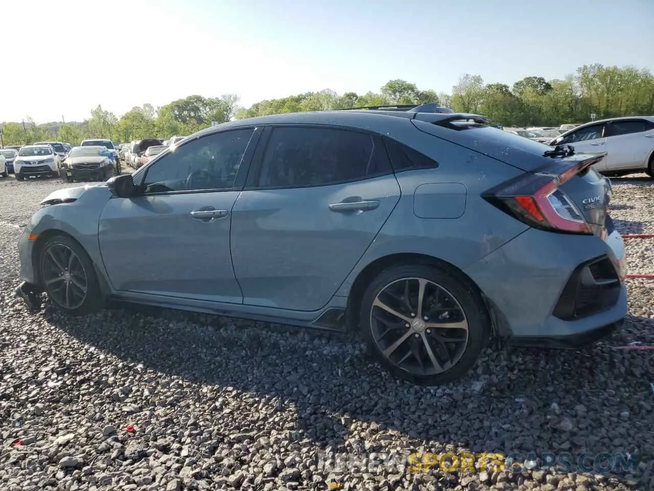 2 fotografías del automóvil dañado SHHFK7H49MU227875 HONDA CIVIC 2021