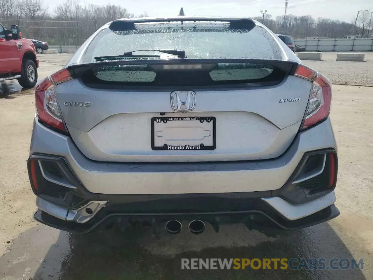 6 fotografías del automóvil dañado SHHFK7H49MU229478 HONDA CIVIC 2021