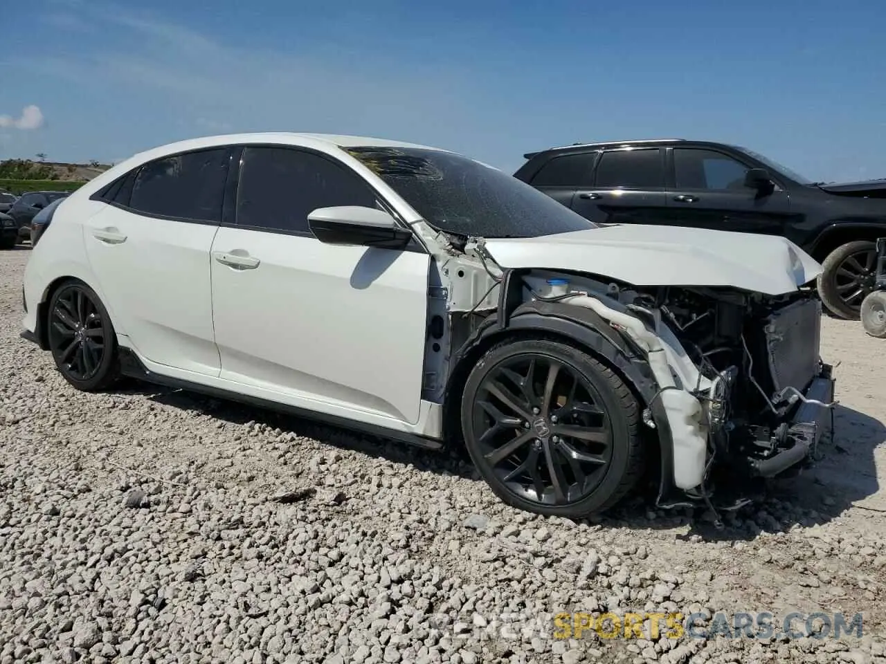 4 fotografías del automóvil dañado SHHFK7H49MU406112 HONDA CIVIC 2021