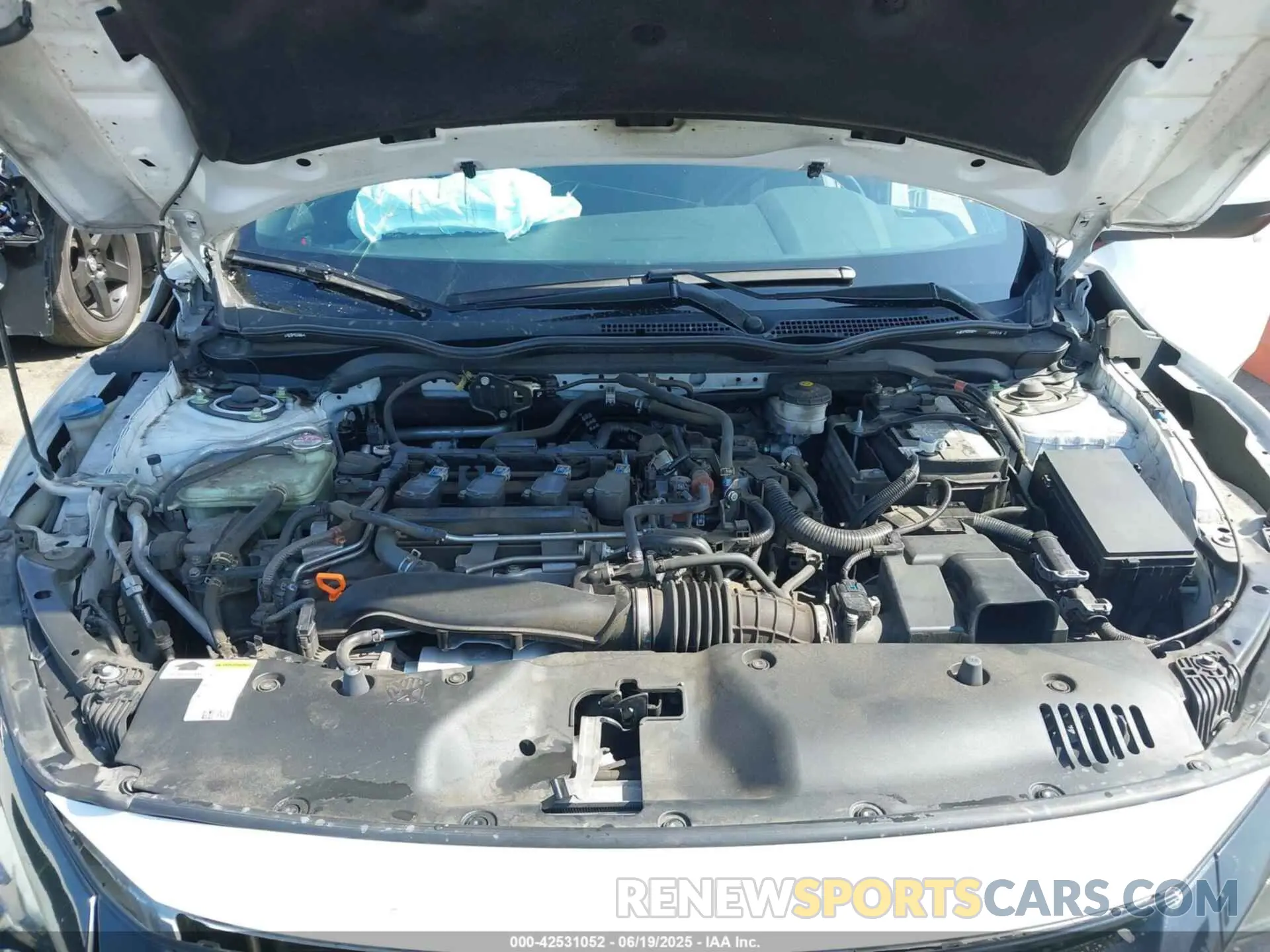 10 fotografías del automóvil dañado SHHFK7H49MU409706 HONDA CIVIC 2021