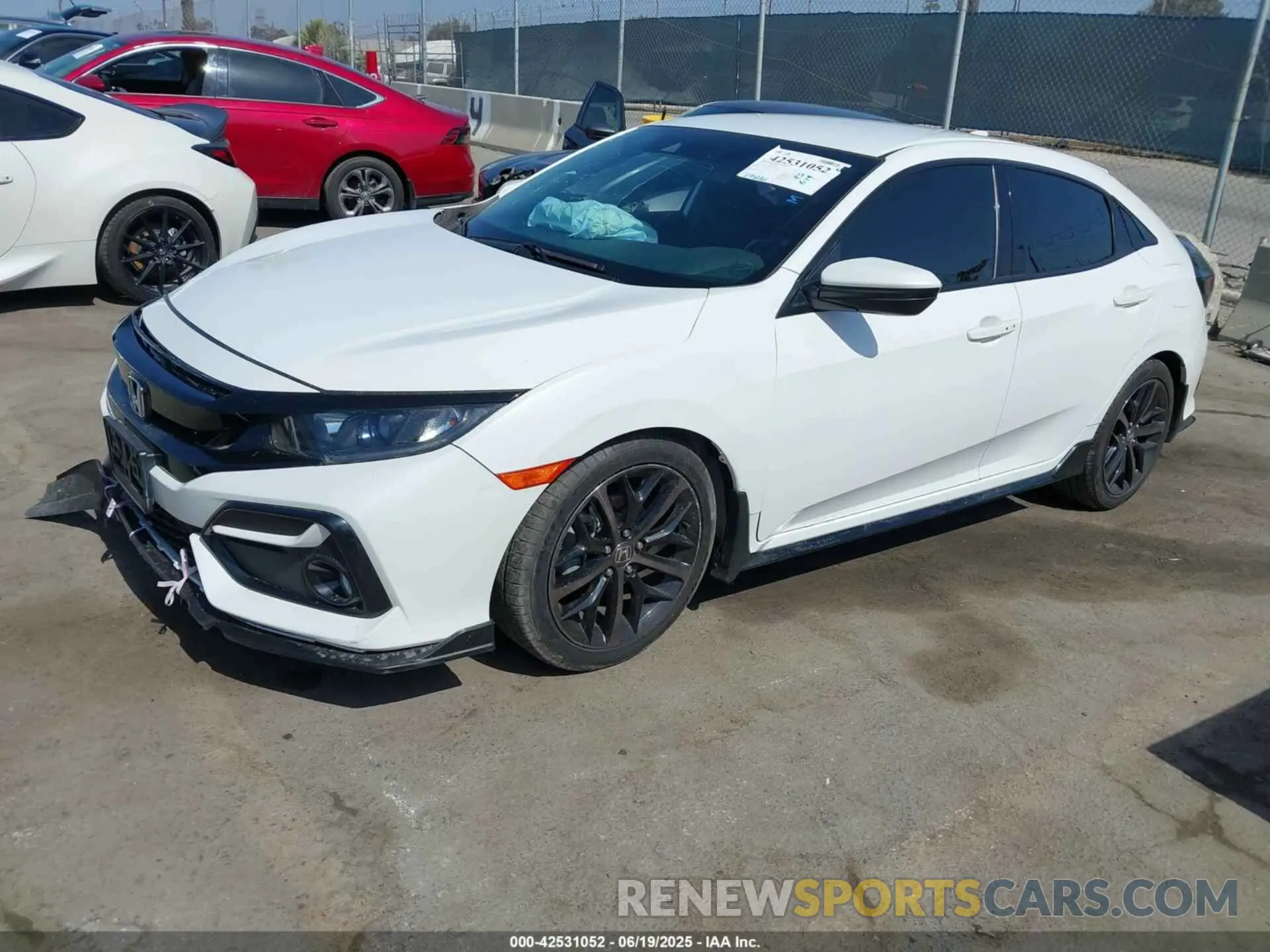 2 fotografías del automóvil dañado SHHFK7H49MU409706 HONDA CIVIC 2021