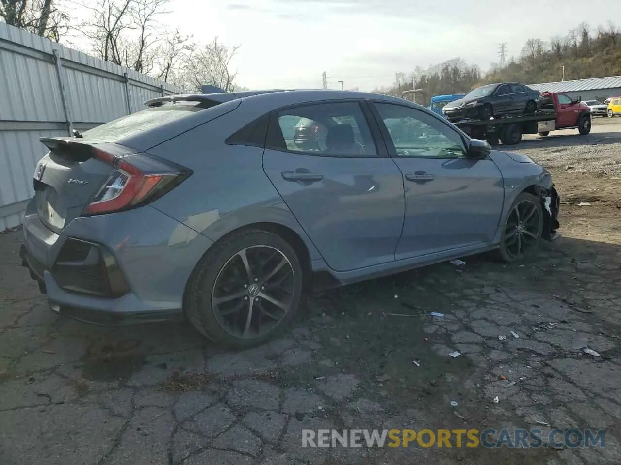 3 fotografías del automóvil dañado SHHFK7H49MU411147 HONDA CIVIC 2021