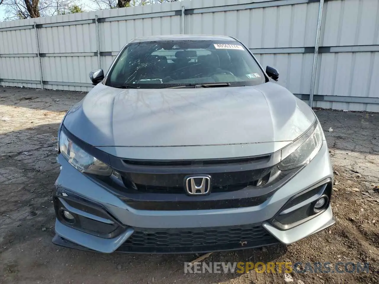 5 fotografías del automóvil dañado SHHFK7H49MU411147 HONDA CIVIC 2021