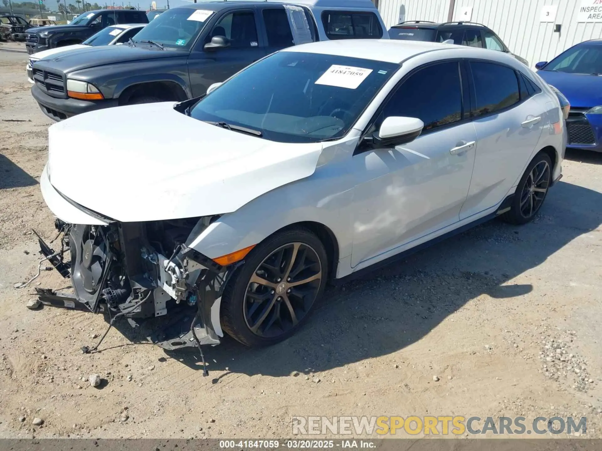 2 fotografías del automóvil dañado SHHFK7H49MU423962 HONDA CIVIC 2021
