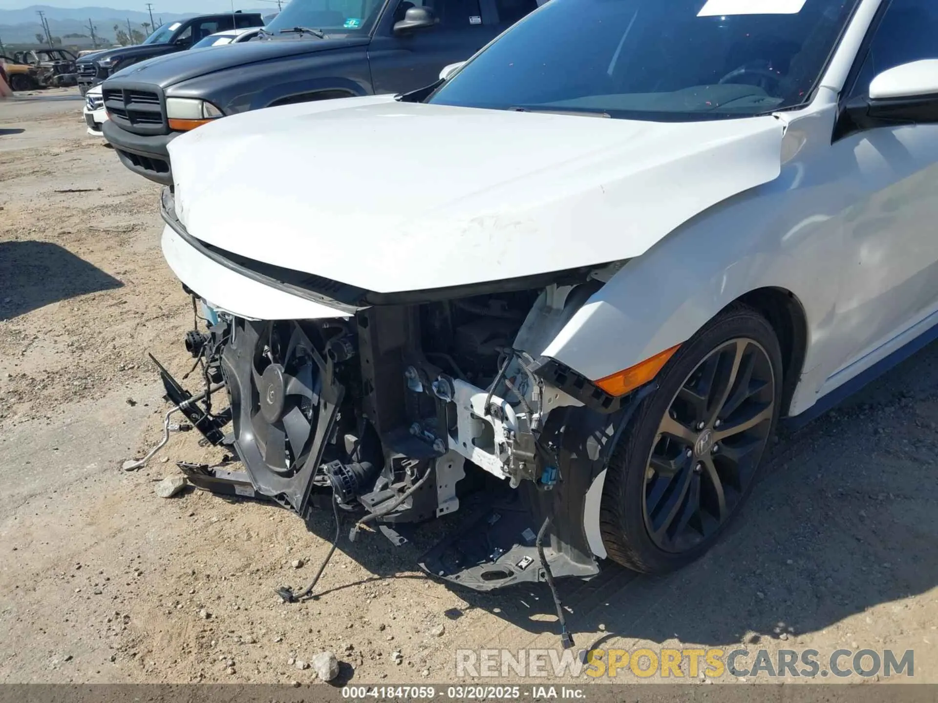 6 fotografías del automóvil dañado SHHFK7H49MU423962 HONDA CIVIC 2021