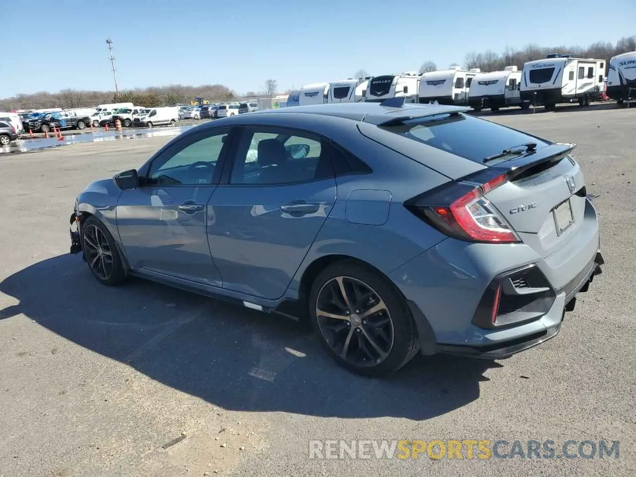 2 fotografías del automóvil dañado SHHFK7H49MU425808 HONDA CIVIC 2021