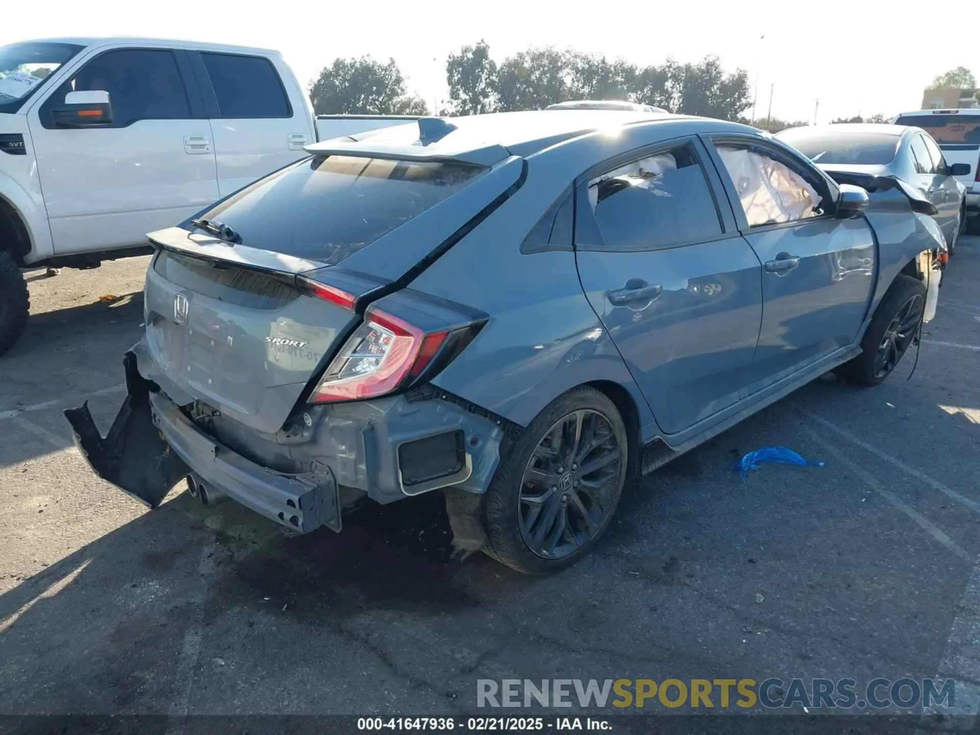 4 fotografías del automóvil dañado SHHFK7H4XMU407169 HONDA CIVIC 2021