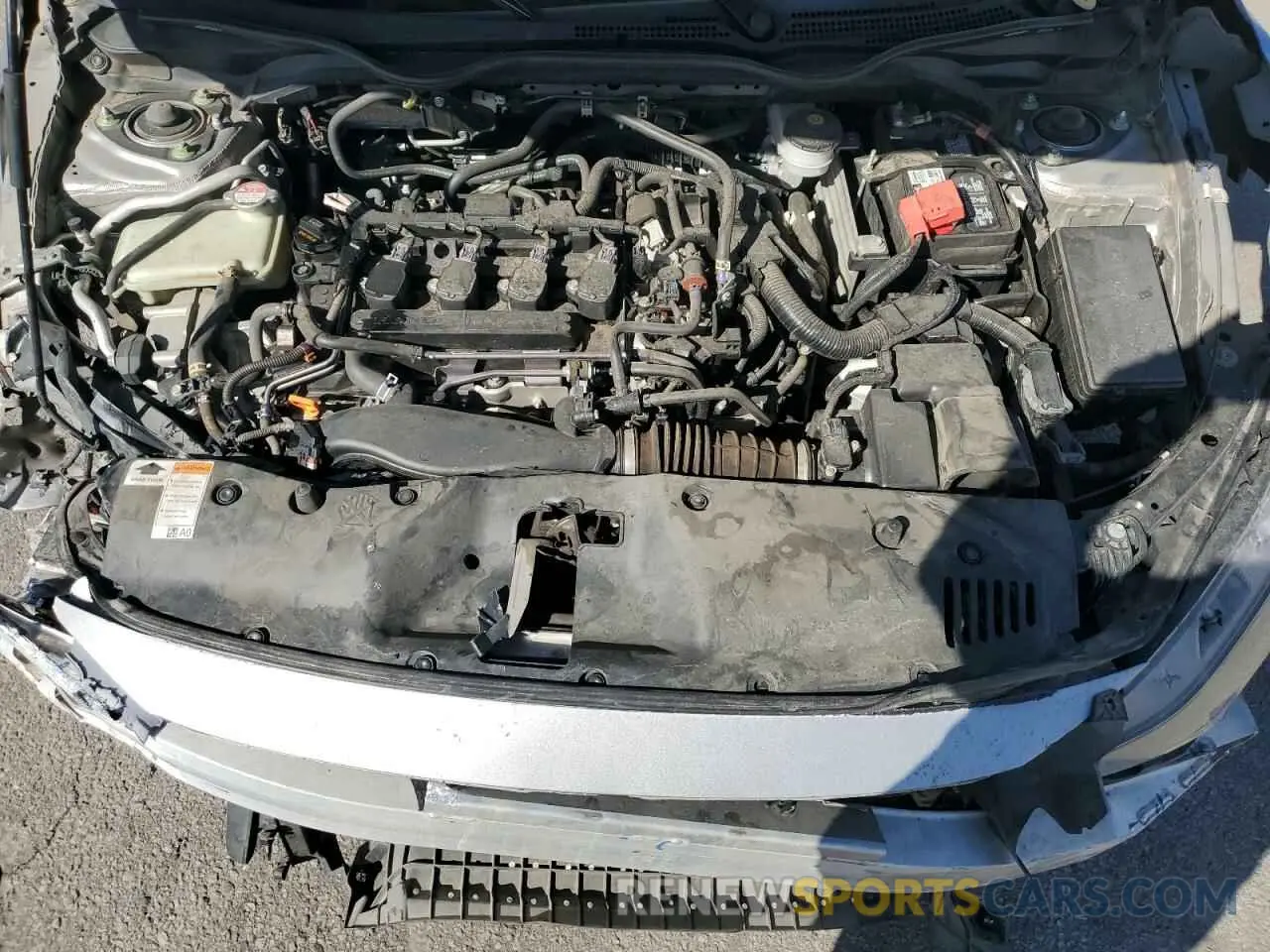 11 fotografías del automóvil dañado SHHFK7H4XMU415935 HONDA CIVIC 2021