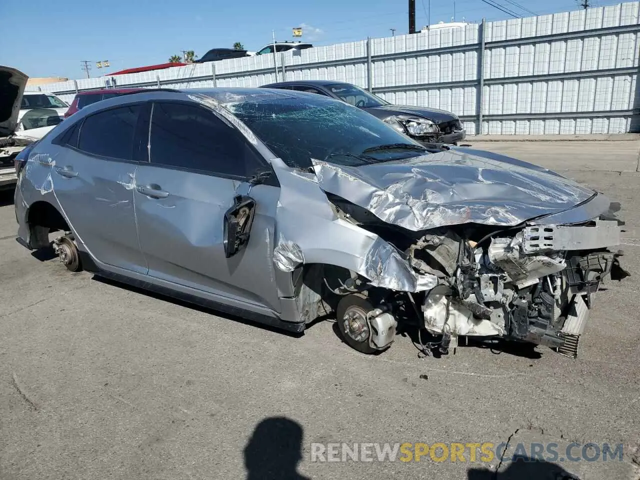 4 fotografías del automóvil dañado SHHFK7H4XMU415935 HONDA CIVIC 2021