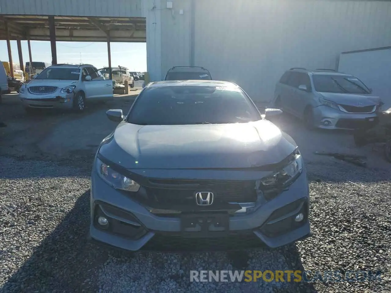 5 fotografías del automóvil dañado SHHFK7H4XMU425171 HONDA CIVIC 2021