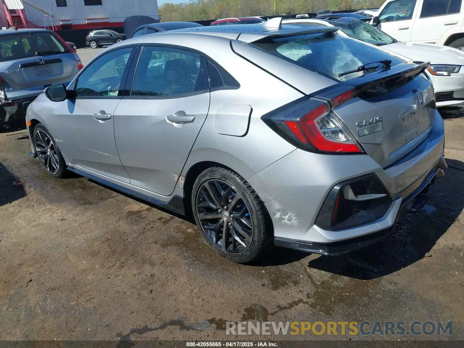 3 fotografías del automóvil dañado SHHFK7H4XMU425980 HONDA CIVIC 2021