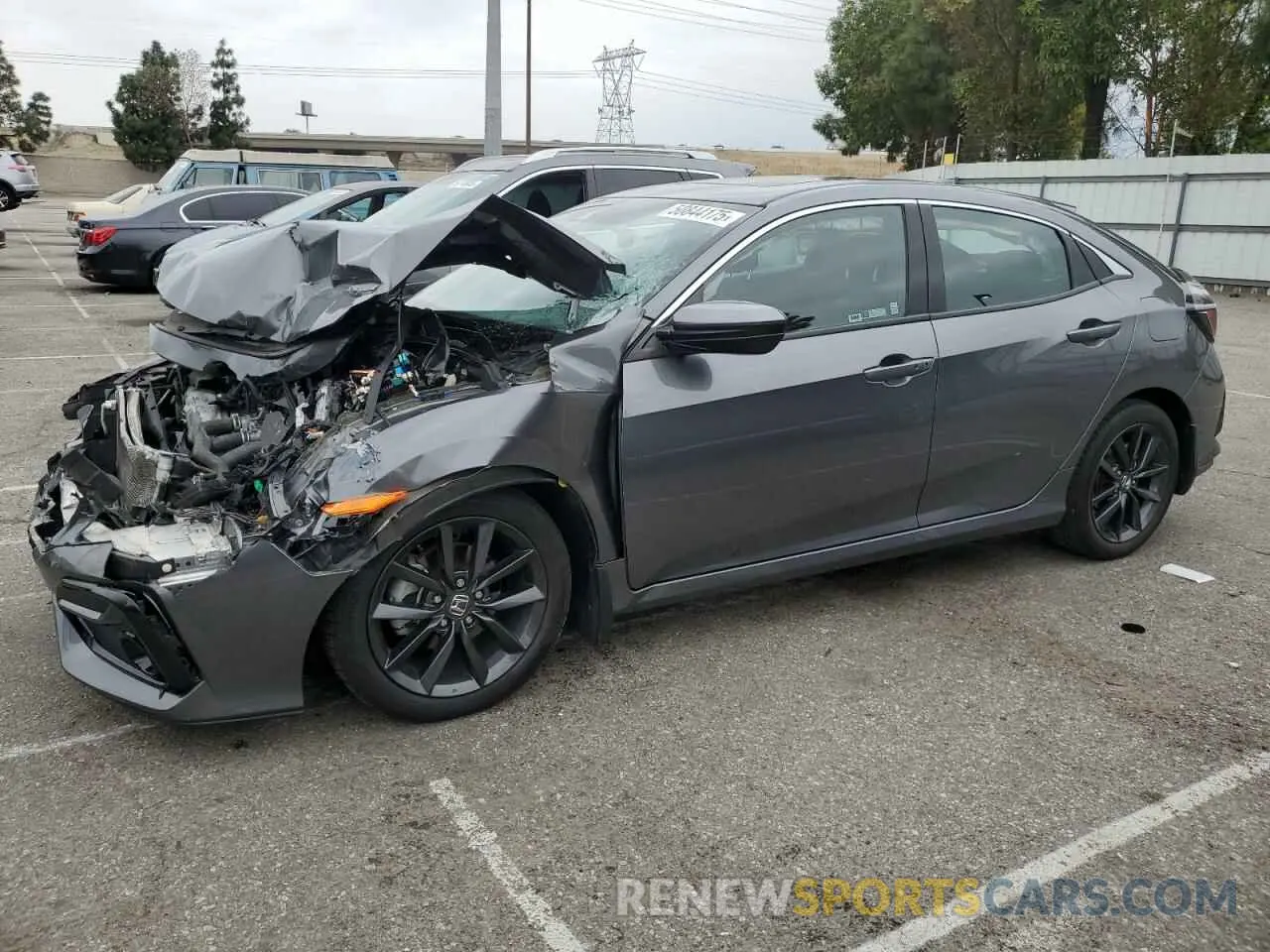 1 fotografías del automóvil dañado SHHFK7H60MU409398 HONDA CIVIC 2021