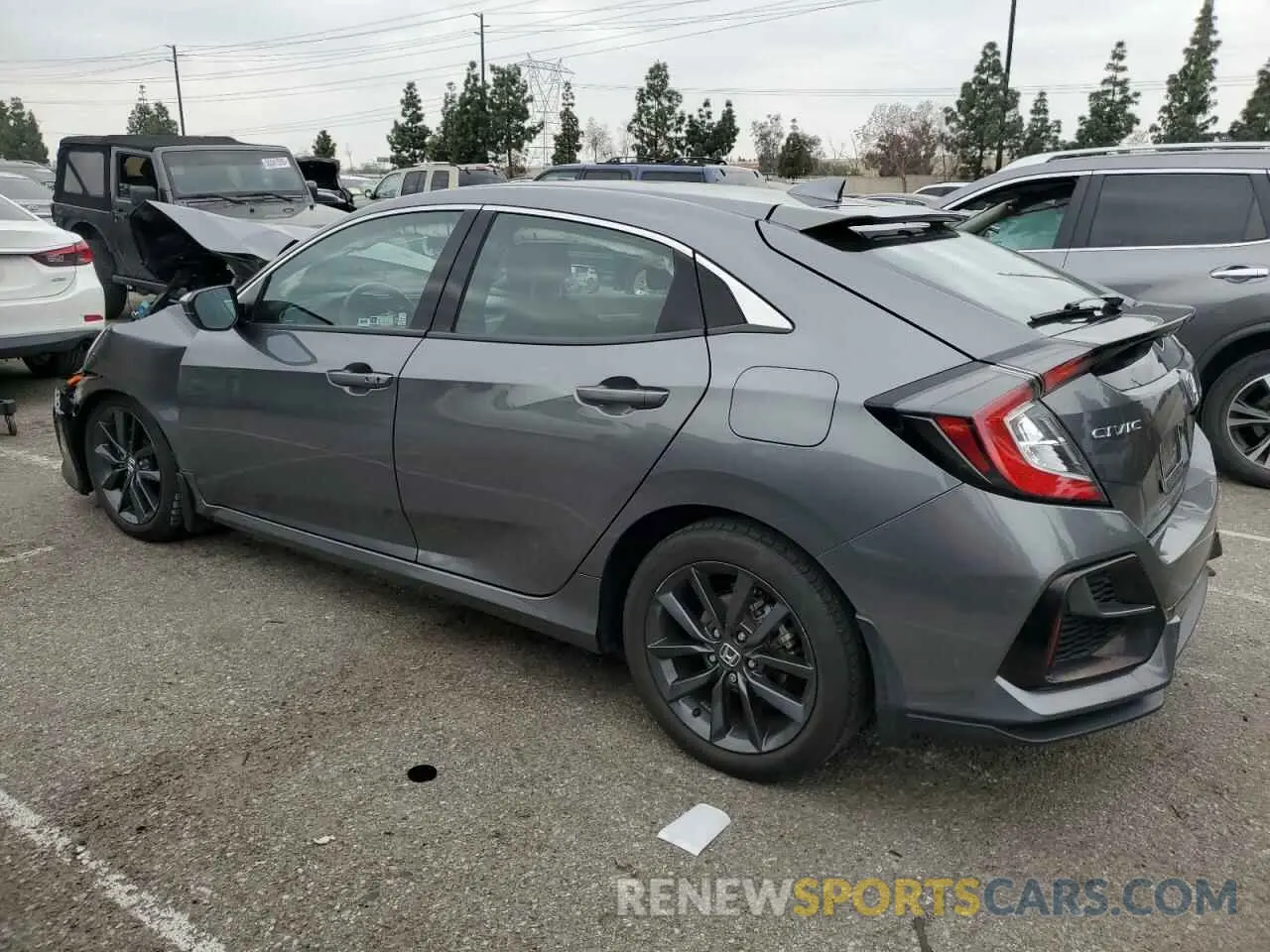 2 fotografías del automóvil dañado SHHFK7H60MU409398 HONDA CIVIC 2021