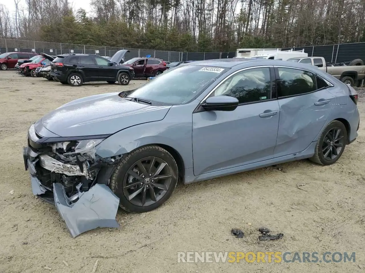 1 fotografías del automóvil dañado SHHFK7H61MU220615 HONDA CIVIC 2021