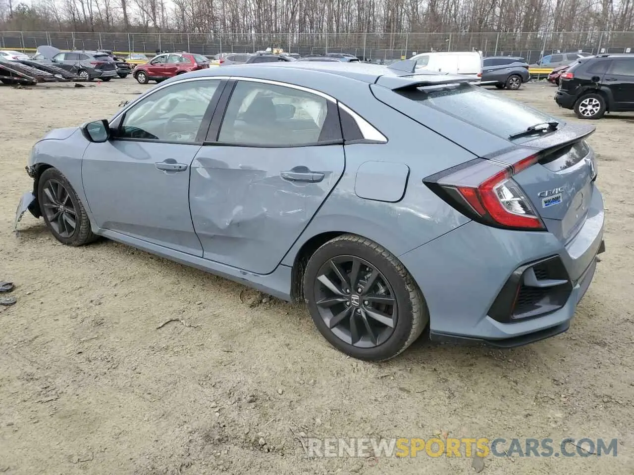 2 fotografías del automóvil dañado SHHFK7H61MU220615 HONDA CIVIC 2021