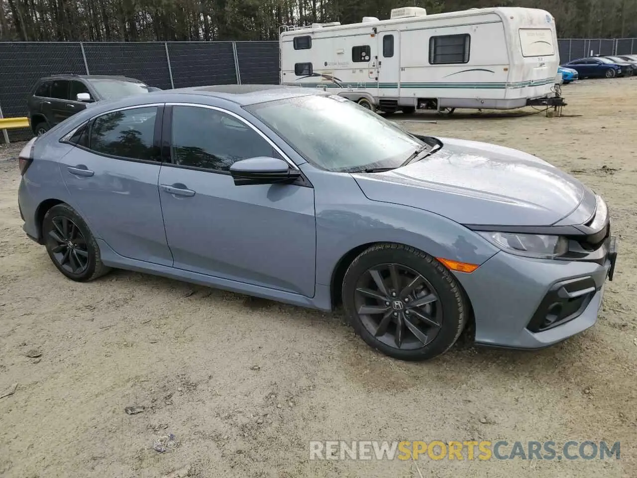 4 fotografías del automóvil dañado SHHFK7H61MU220615 HONDA CIVIC 2021