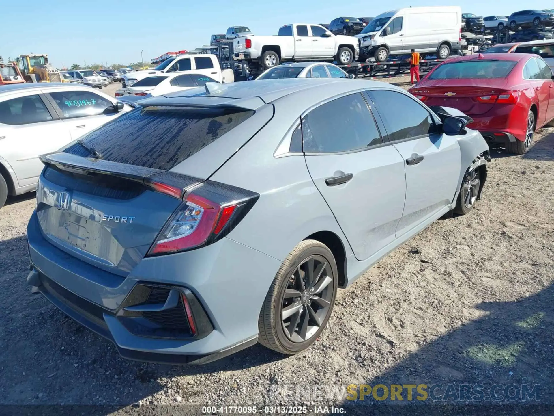 4 fotografías del automóvil dañado SHHFK7H61MU228391 HONDA CIVIC 2021