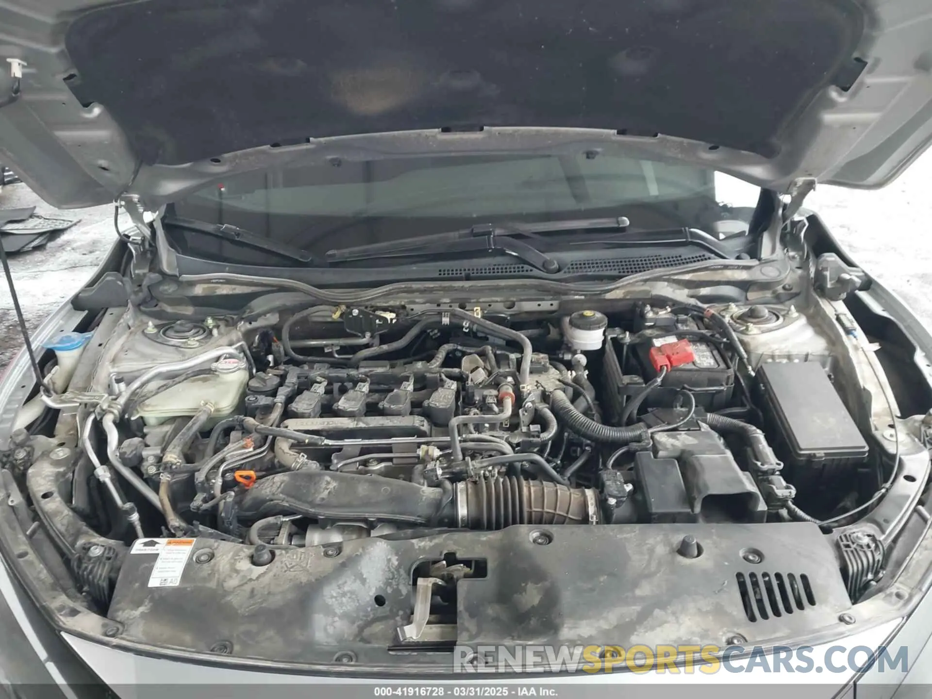 10 fotografías del automóvil dañado SHHFK7H61MU426646 HONDA CIVIC 2021