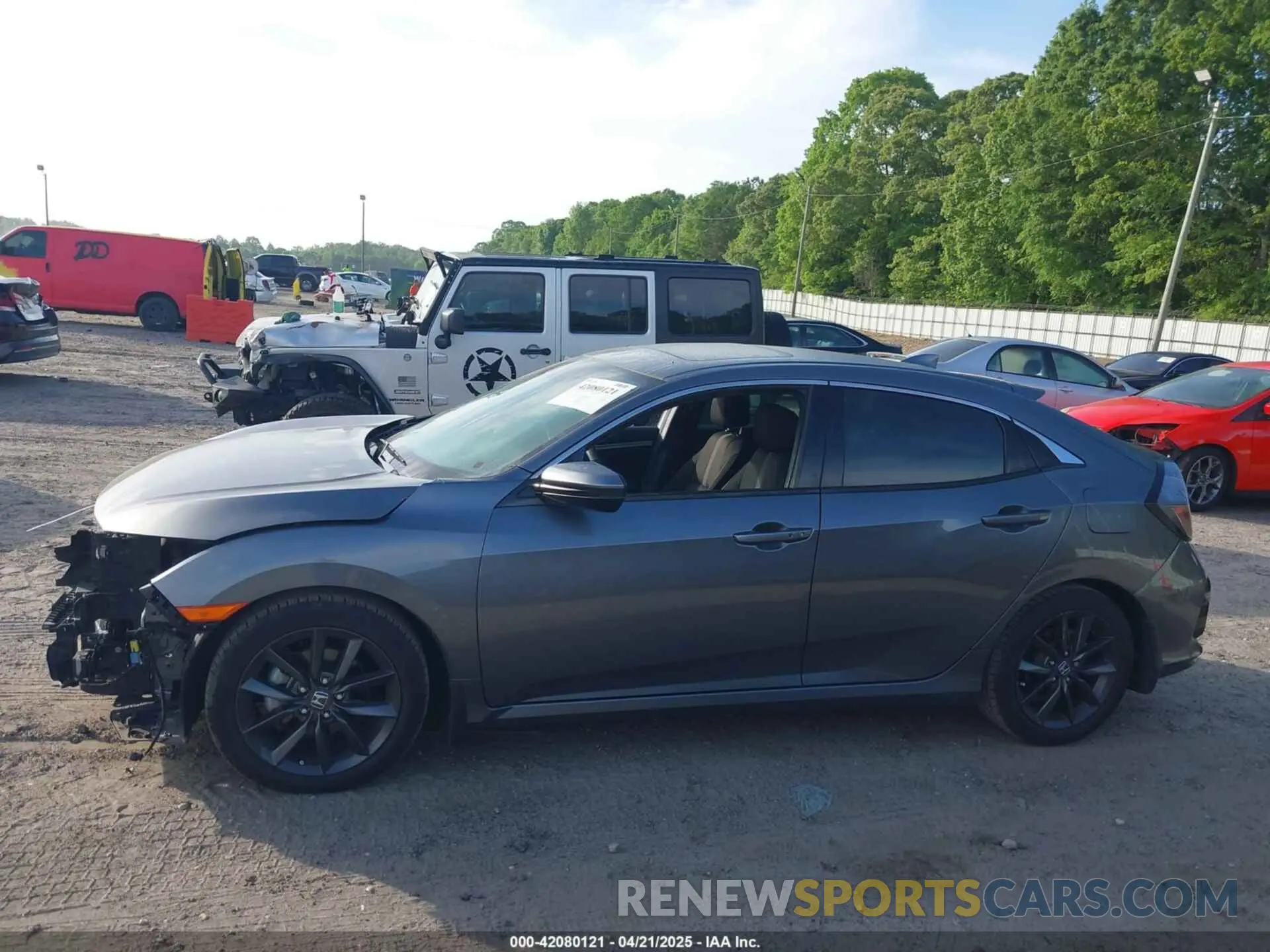 14 fotografías del automóvil dañado SHHFK7H62MU204701 HONDA CIVIC 2021