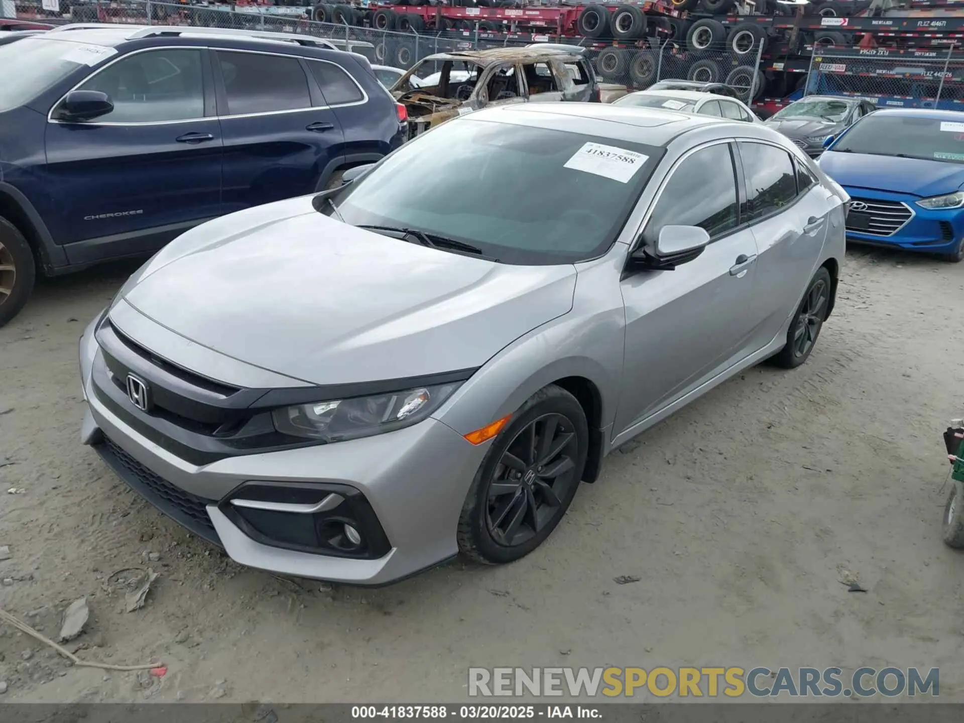 2 fotografías del automóvil dañado SHHFK7H62MU219439 HONDA CIVIC 2021