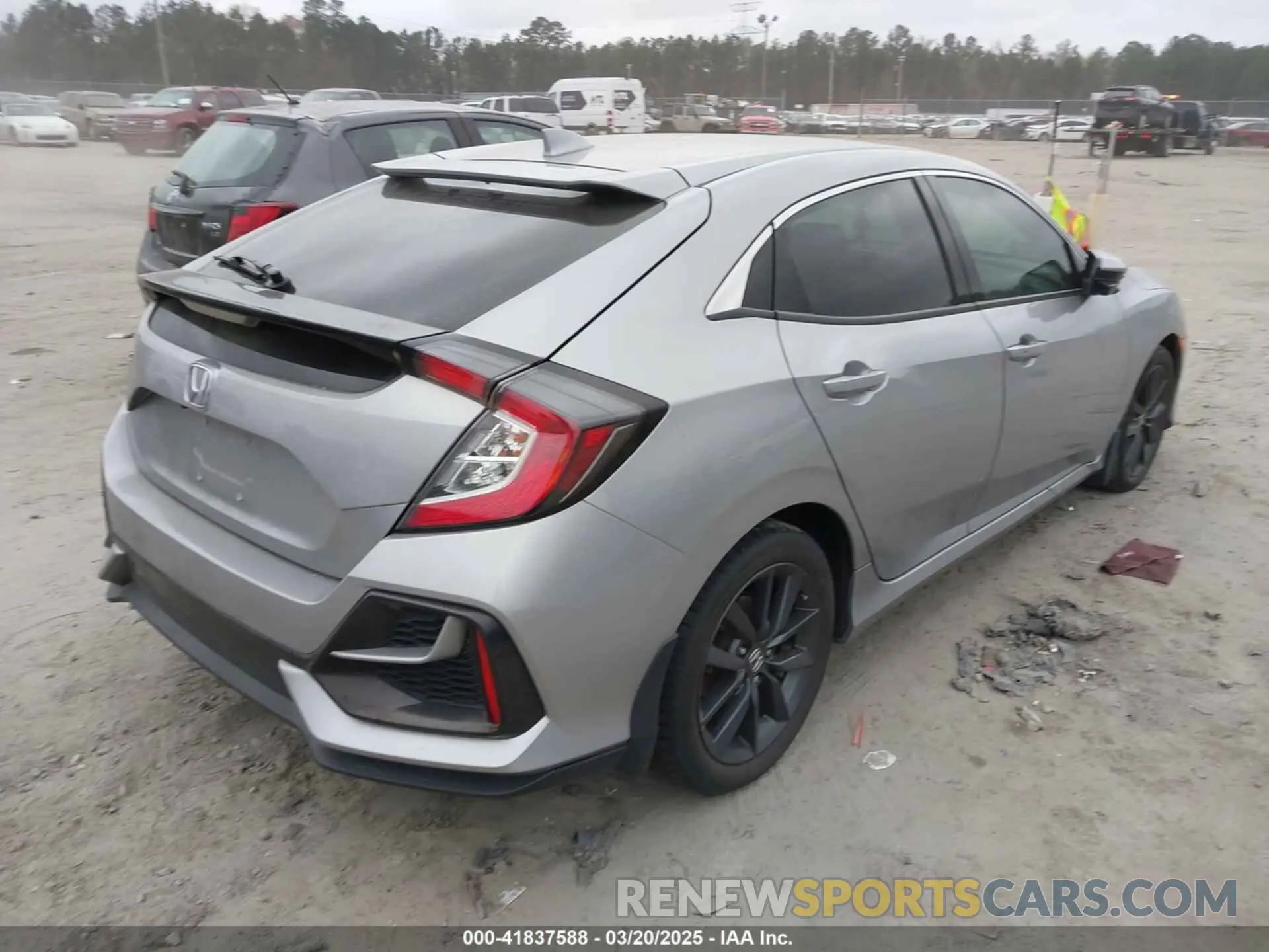 4 fotografías del automóvil dañado SHHFK7H62MU219439 HONDA CIVIC 2021