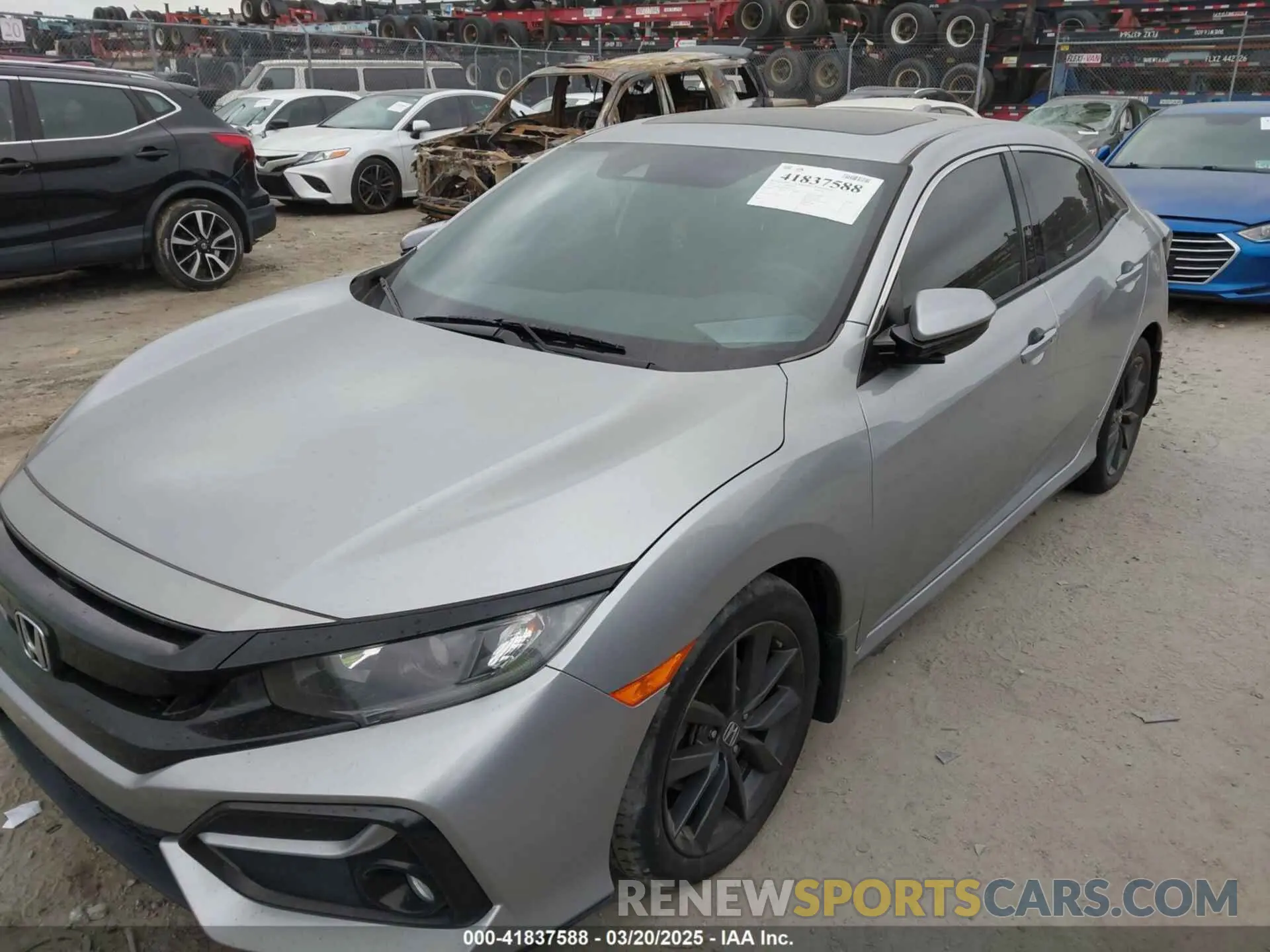 6 fotografías del automóvil dañado SHHFK7H62MU219439 HONDA CIVIC 2021