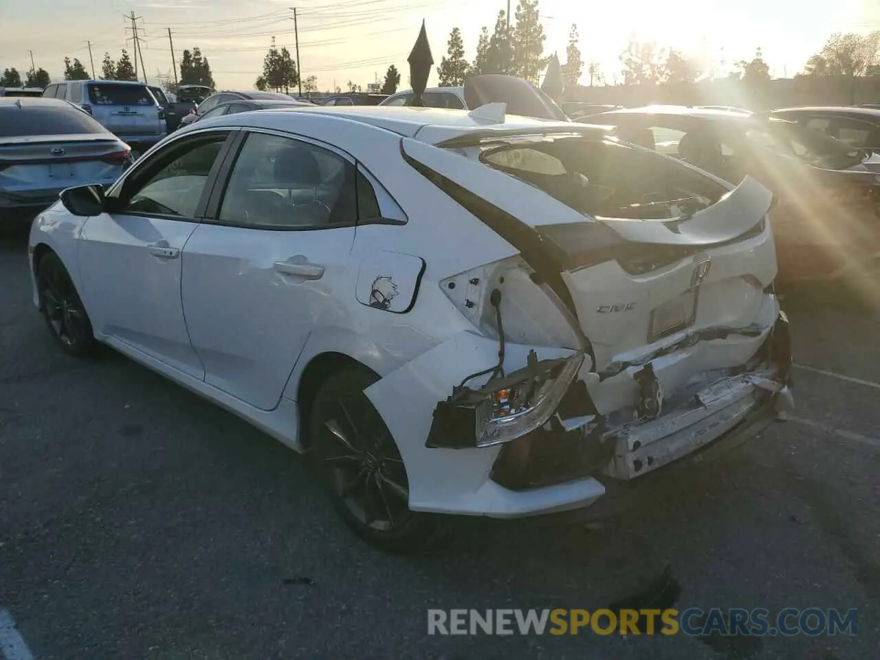 2 fotografías del automóvil dañado SHHFK7H62MU402307 HONDA CIVIC 2021
