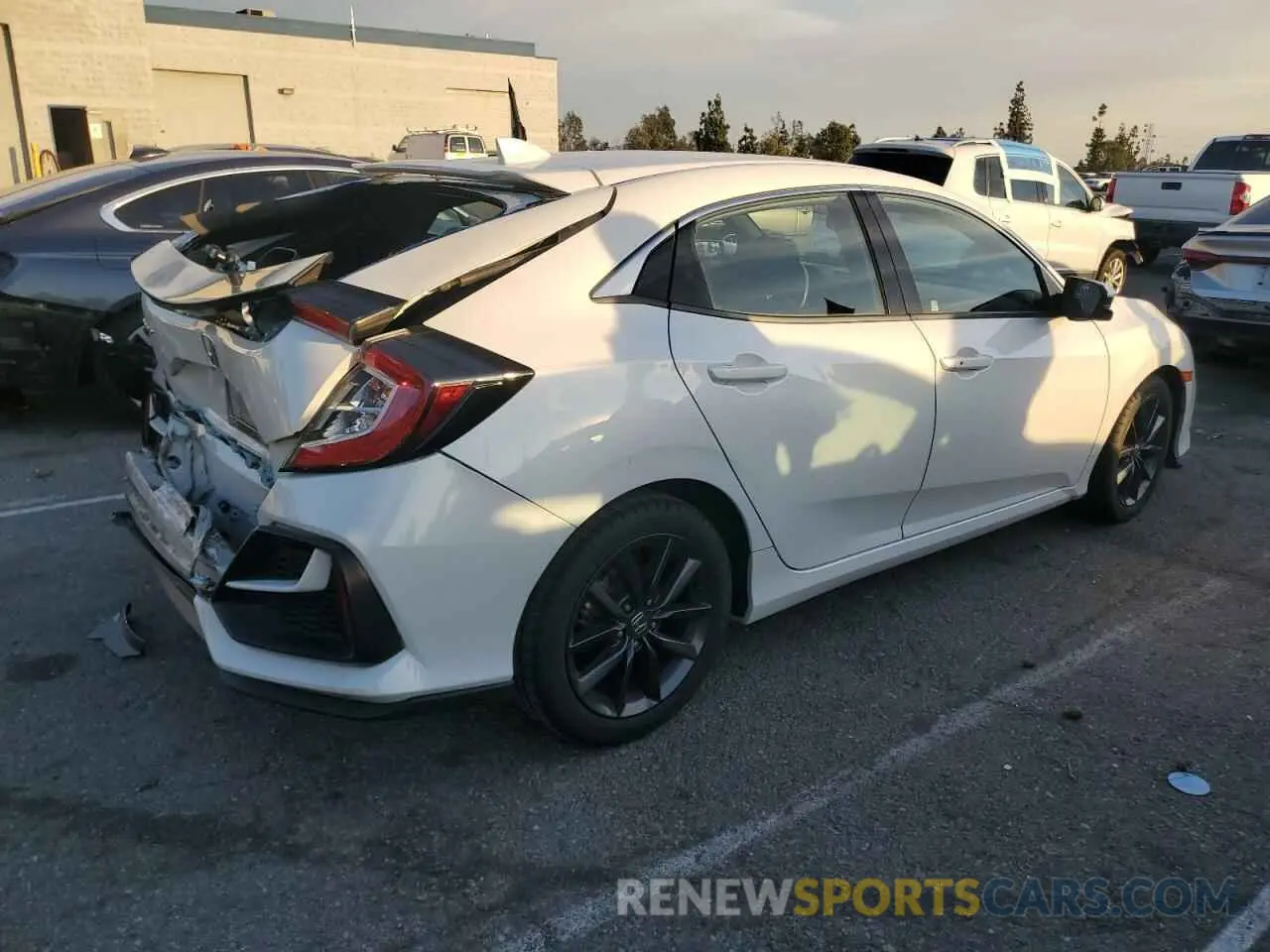 3 fotografías del automóvil dañado SHHFK7H62MU402307 HONDA CIVIC 2021