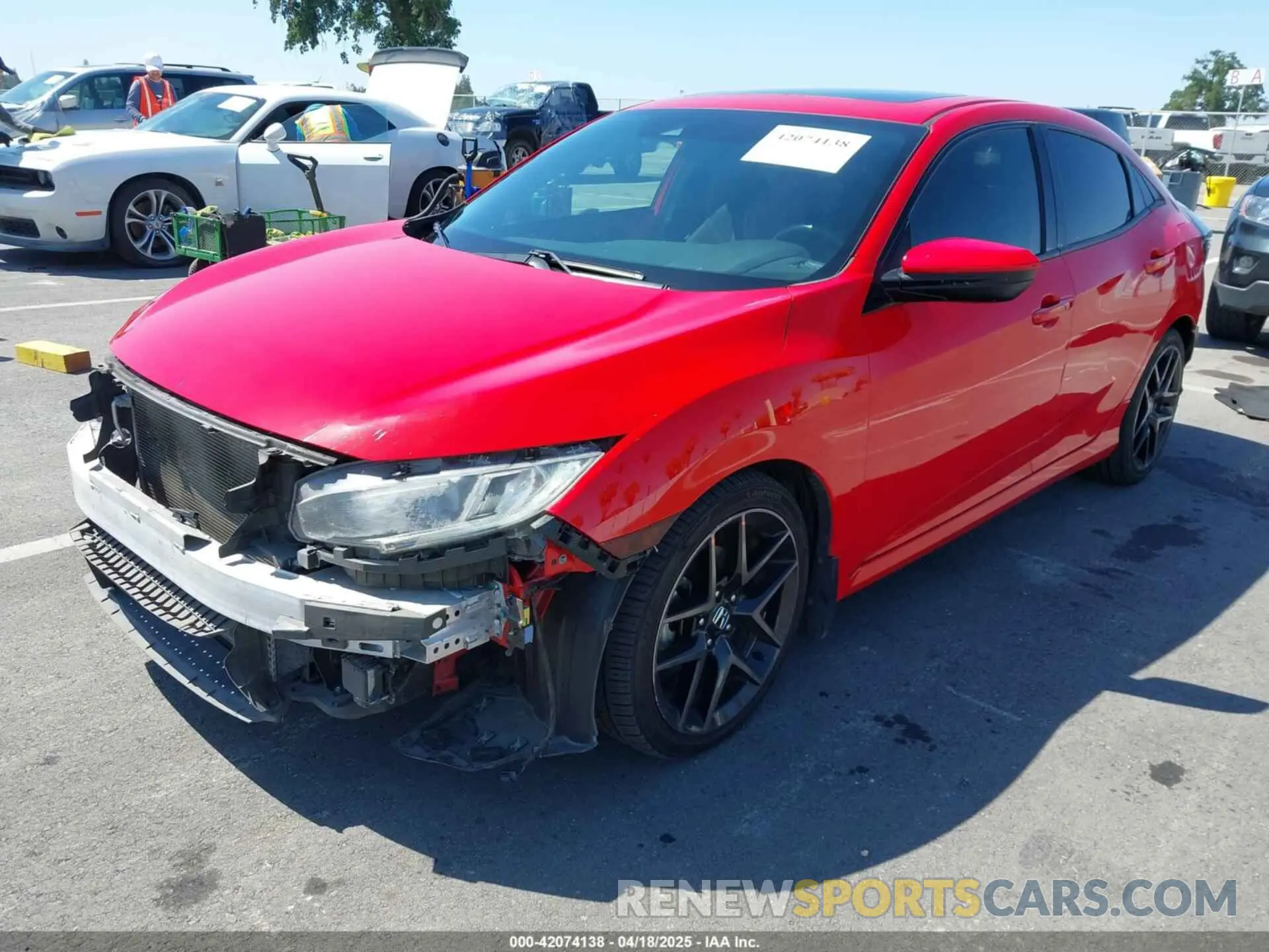 2 fotografías del automóvil dañado SHHFK7H62MU406017 HONDA CIVIC 2021