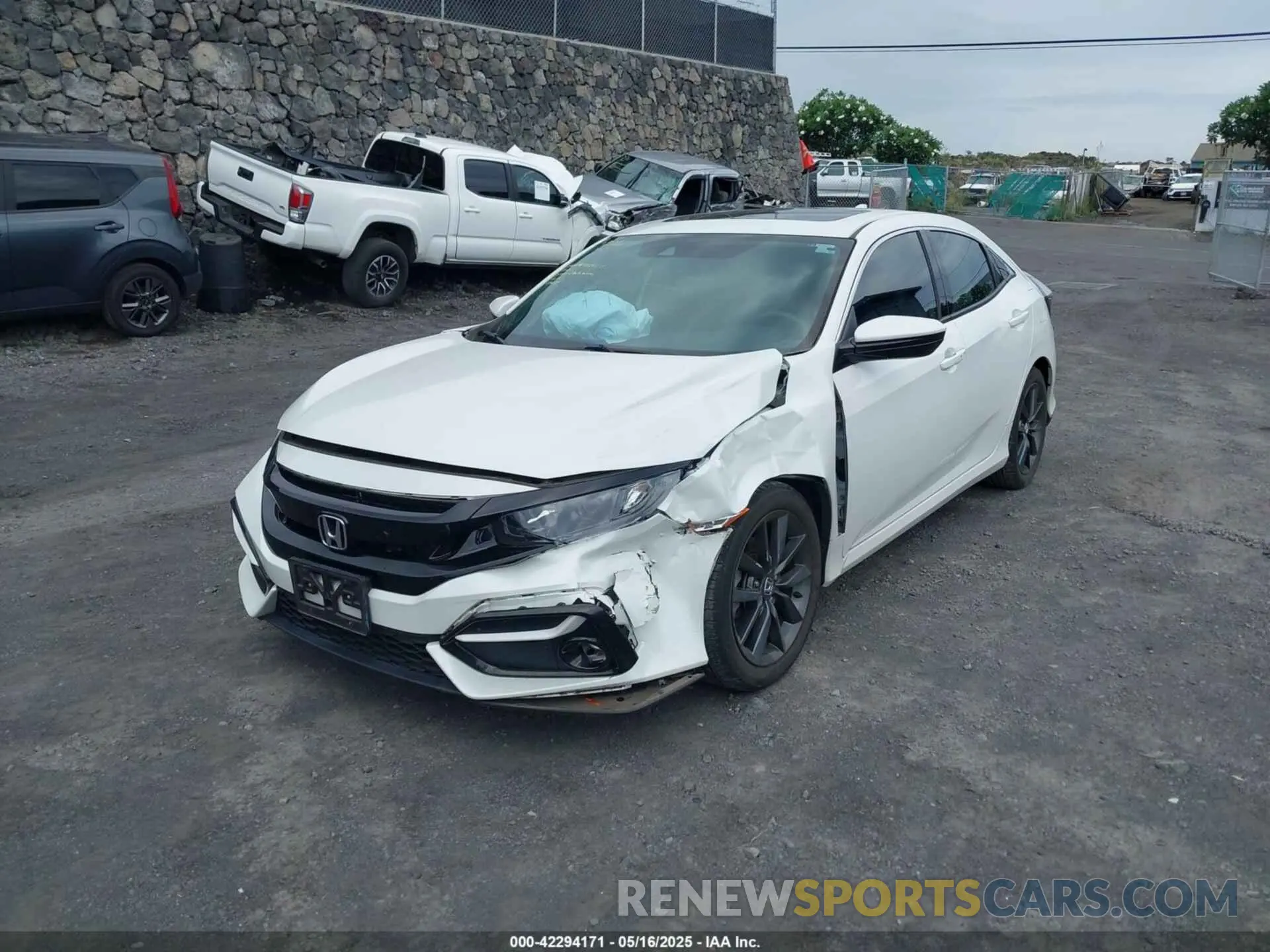 6 fotografías del automóvil dañado SHHFK7H63MU215867 HONDA CIVIC 2021
