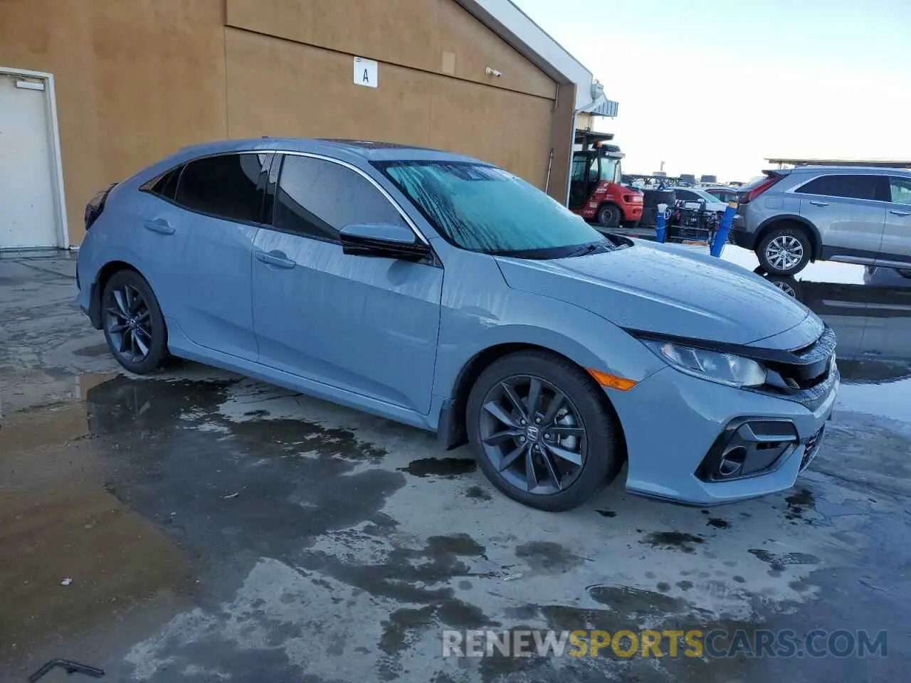 4 fotografías del automóvil dañado SHHFK7H63MU400629 HONDA CIVIC 2021