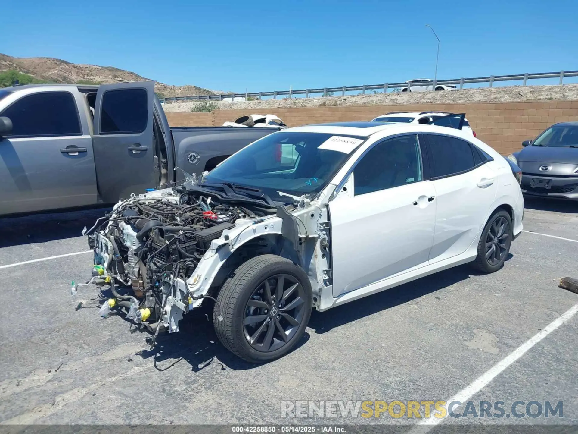 2 fotografías del automóvil dañado SHHFK7H64MU207325 HONDA CIVIC 2021