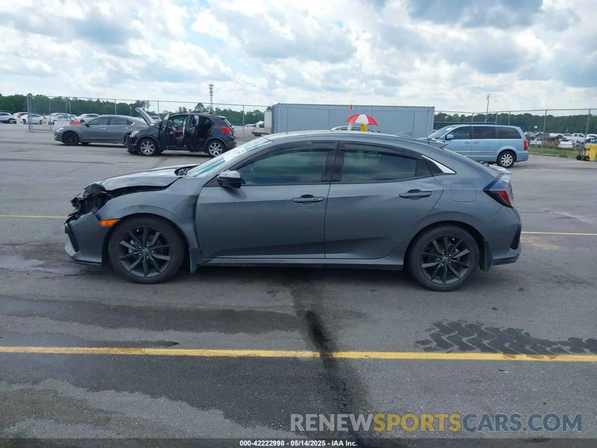 14 fotografías del automóvil dañado SHHFK7H64MU226943 HONDA CIVIC 2021