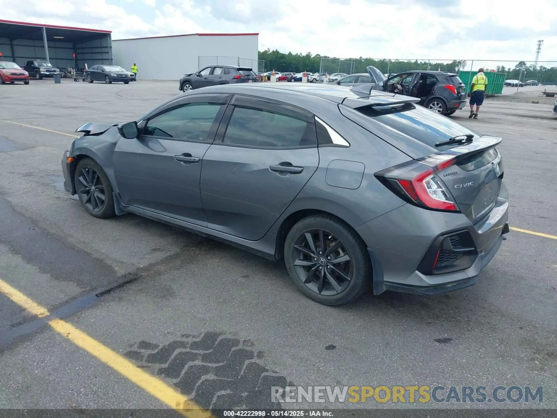3 fotografías del automóvil dañado SHHFK7H64MU226943 HONDA CIVIC 2021