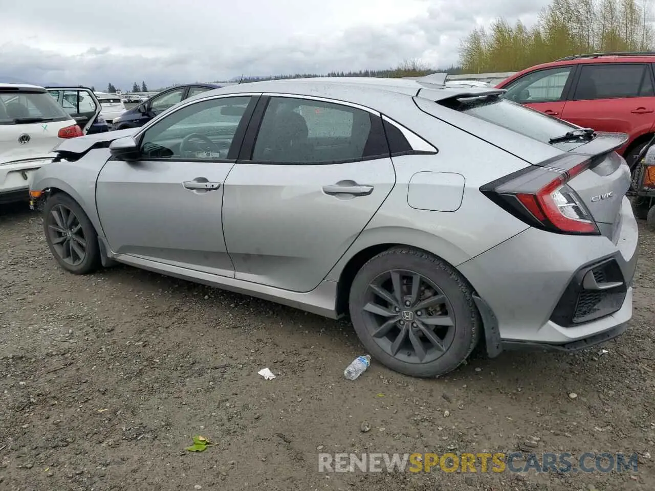 2 fotografías del automóvil dañado SHHFK7H64MU411946 HONDA CIVIC 2021