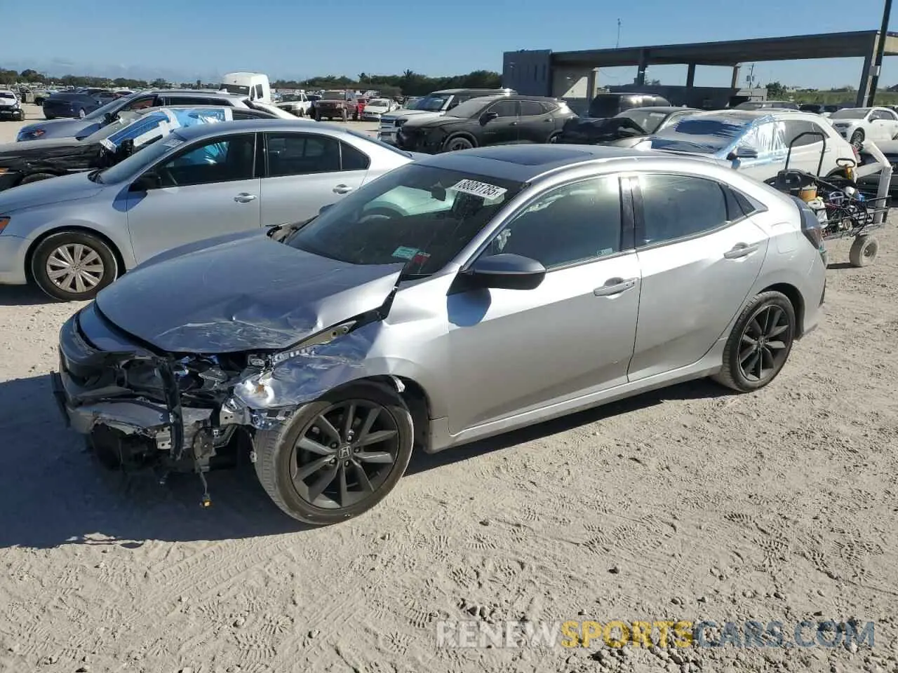 1 fotografías del automóvil dañado SHHFK7H64MU419657 HONDA CIVIC 2021